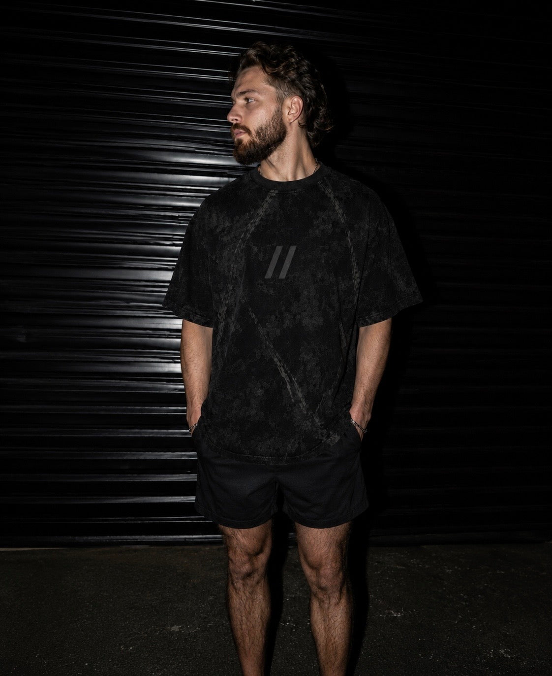 CAMØ // VØID camo tee front
